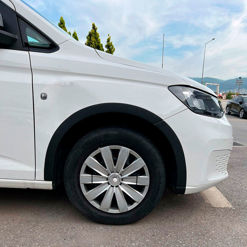 Oneway Satz Radlaufleisten passend für Volkswagen Caddy MK5 2020- (Kurzer Radstand) - Mattschwarz
