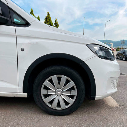 Oneway Satz Radlaufleisten passend für Volkswagen Caddy MK5 2020- (Kurzer Radstand) - Mattschwarz