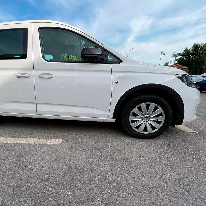 Oneway Satz Radlaufleisten passend für Volkswagen Caddy MK5 2020- (Kurzer Radstand) - Mattschwarz