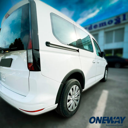 Oneway Satz Radlaufleisten passend für Volkswagen Caddy MK5 2020- (Kurzer Radstand) - Mattschwarz