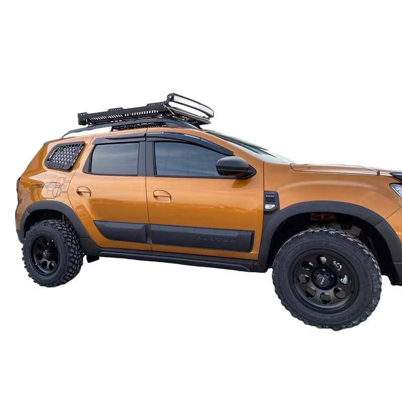 Oneway Satz Radlaufleisten passend für Dacia Duster II 2018-2024 - Mattschwarz