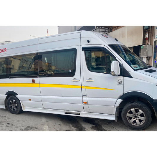 Oneway Satz Radlaufleisten passend für Mercedes Sprinter W906 Facelift 2014-2018 - Version 2 - Mattschwarz