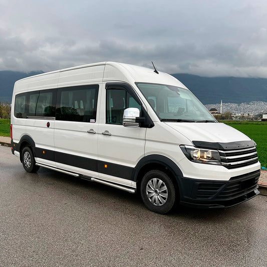 Oneway Satz Radlaufleisten passend für Volkswagen Crafter MK2 & MAN TGE MK1 PreFacelift 2016- - Mattschwarz