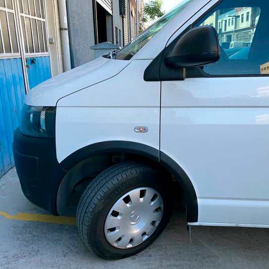 Oneway Satz Radlaufleisten passend für Volkswagen Transporter T5-T5.1 2003-2015 (Kurzer Radstand/Schiebetür rechts) - Matt...