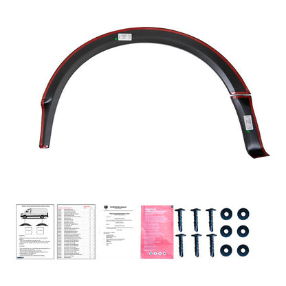 Oneway Satz Radlaufleisten passend für Volkswagen Transporter T5-T5.1 2003-2015 (Kurzer Radstand/Schiebetür rechts) - Matt...