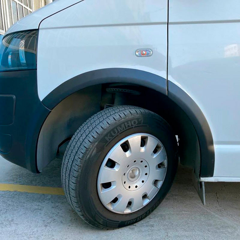Oneway Satz Radlaufleisten passend für Volkswagen Transporter T5-T5.1 2003-2015 (Kurzer Radstand/Schiebetür links) - Matts...