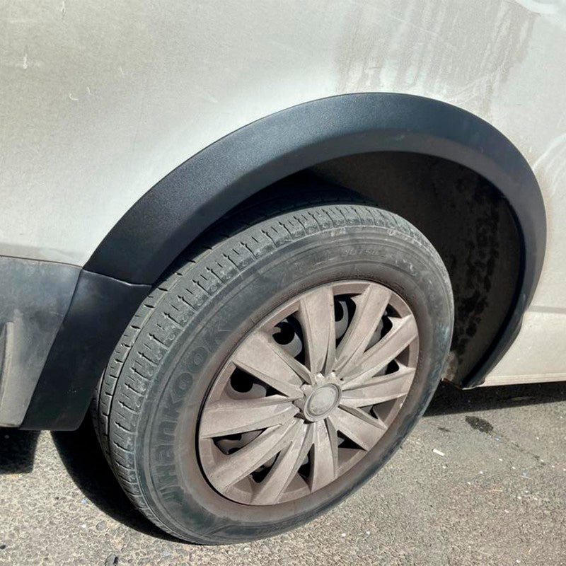 Oneway Satz Radlaufleisten passend für Volkswagen Transporter T6 2015-2019 (Langer Radstand) - Mattschwarz