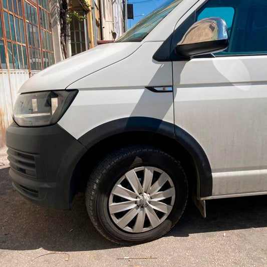 Oneway Satz Radlaufleisten passend für Volkswagen Transporter T6 2015-2019 (Kurzer Radstand/Schiebetür rechts) - Mattschwarz