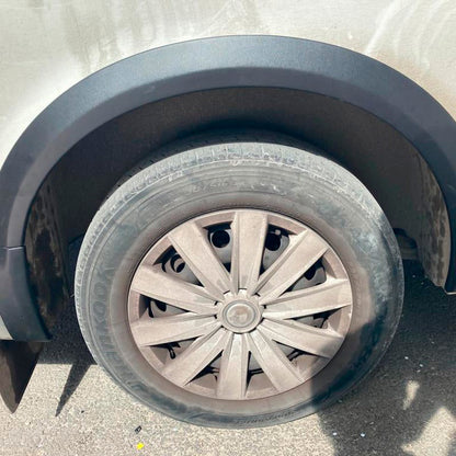 Oneway Satz Radlaufleisten passend für Volkswagen Transporter T6 2015-2019 (Kurzer Radstand/Schiebetür links) - Mattschwarz