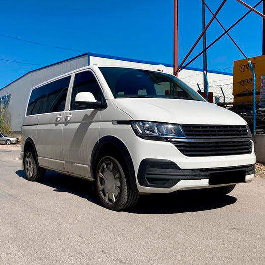 Oneway Satz Radlaufleisten passend für Volkswagen Transporter T6.1 2020-2022 (Kurzer Radstand/Schiebetür links) - Mattschwarz