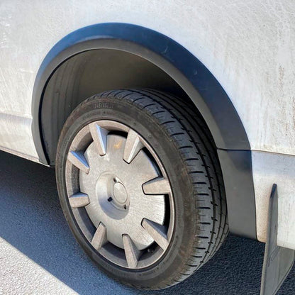 Oneway Satz Radlaufleisten passend für Volkswagen Transporter T6.1 2020-2022 (Kurzer Radstand/Schiebetür links) - Mattschwarz