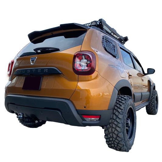Oneway Satz Radlaufleisten passend für Dacia Duster II 2018-2024 mit Park Assist - Mattschwarz