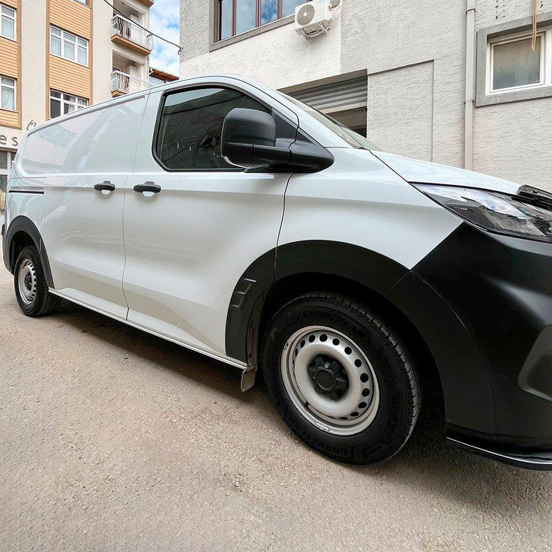Oneway Satz Radlaufleisten passend für Ford Transit Custom MK2 2023- - Mattschwarz