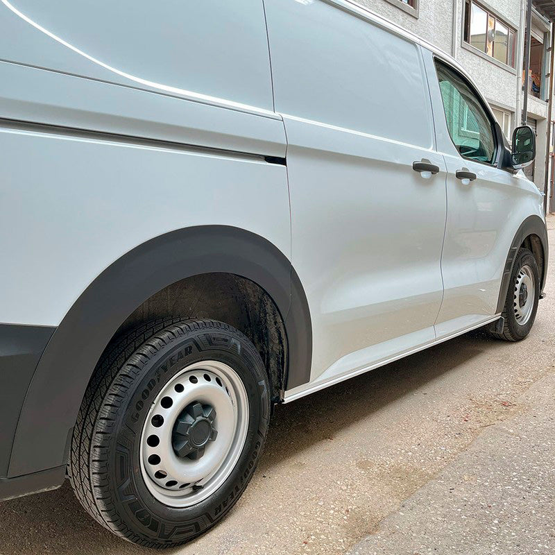 Oneway Satz Radlaufleisten passend für Ford Transit Custom MK2 2023- - Mattschwarz