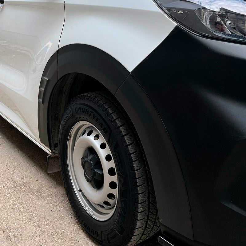 Oneway Satz Radlaufleisten passend für Ford Transit Custom MK2 2023- - Mattschwarz