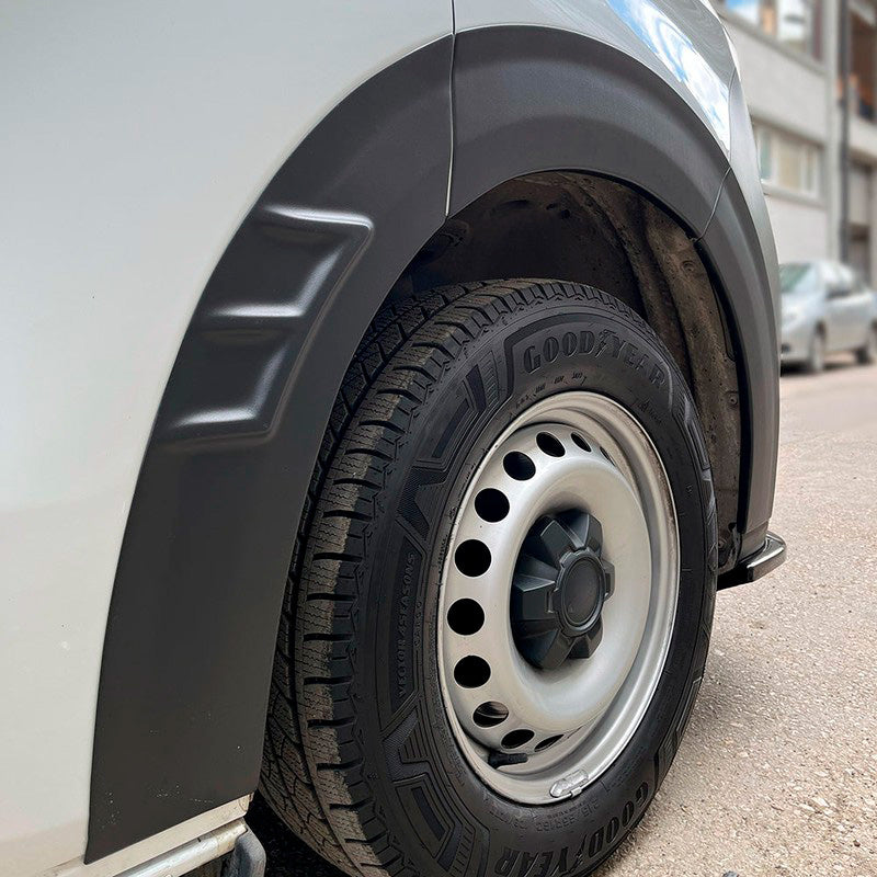 Oneway Satz Radlaufleisten passend für Ford Transit Custom MK2 2023- - Mattschwarz