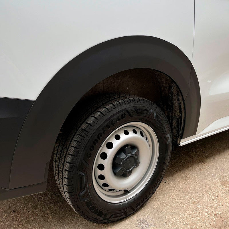 Oneway Satz Radlaufleisten passend für Ford Transit Custom MK2 2023- - Mattschwarz