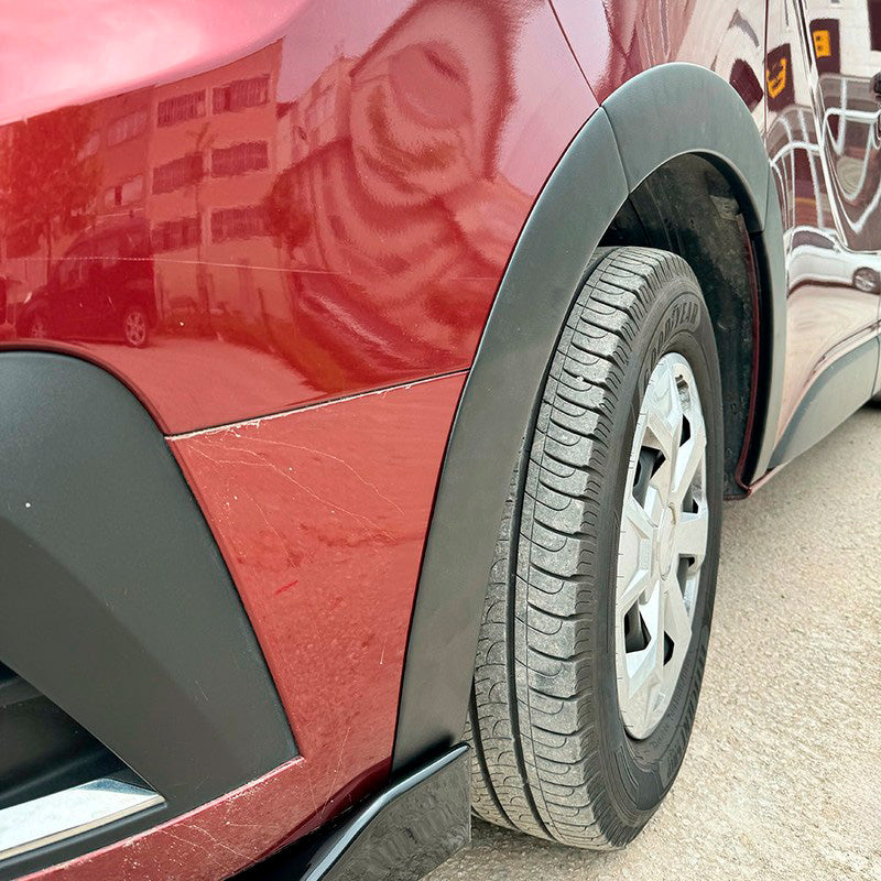 Oneway Satz Radlaufleisten passend für Renault Trafic 2022- - Mattschwarz