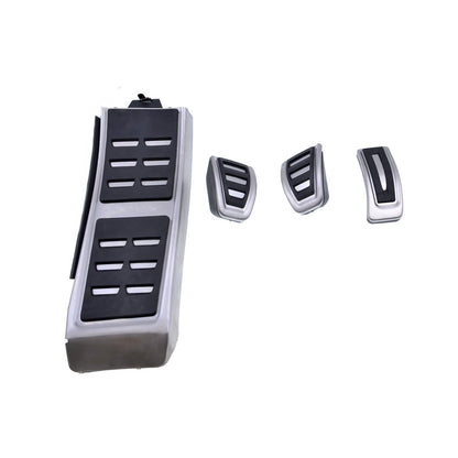 Aluminium Pedalplatten Set passend für Audi A4/A5/A6/Q5 Manuell 2007-2018