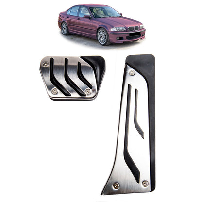 Aluminium Pedalauflagen passend für BMW 3er E46 Limousine/Touring 1997-2005