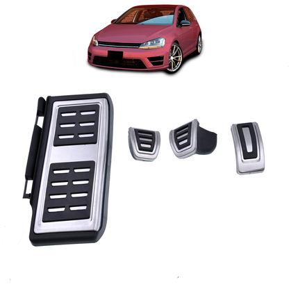 Aluminium Pedalauflagen Schaltgetriebe passend für VW Golf VII 2012-2021