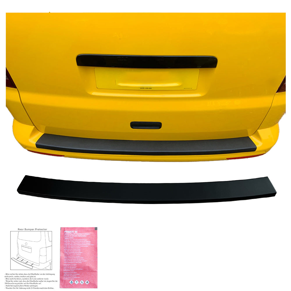 Heckstoßstangenschutz passend für VW Transporter T5 2003-2009 Matt Schwarz