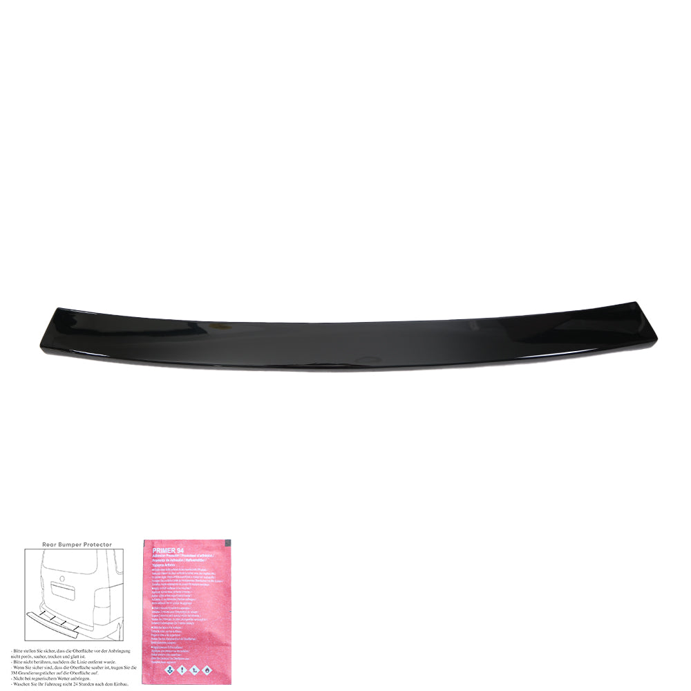 RP08.008-G - Heckstoßstange Schutz passend für VW Transporter T5 2003-2009 Hochglanz Schwarz