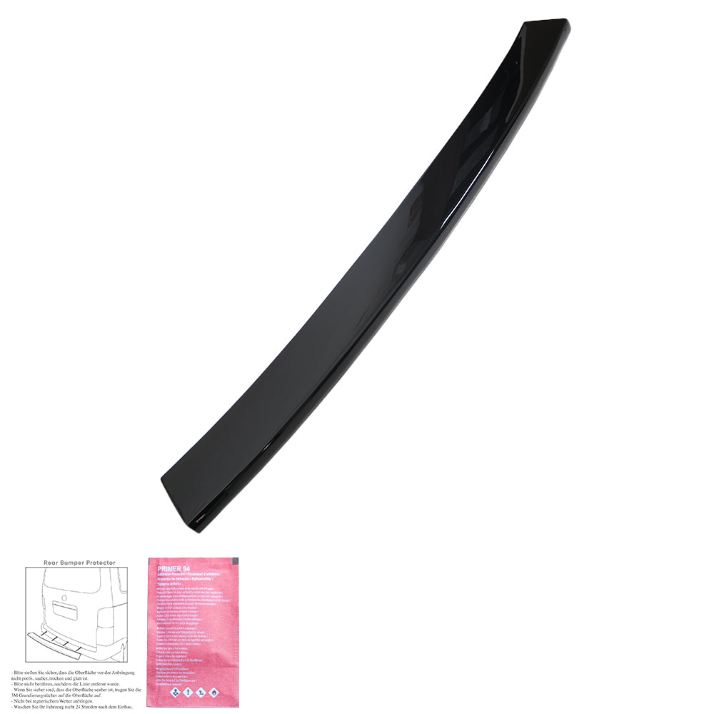 RP08.008-G - Heckstoßstange Schutz passend für VW Transporter T5 2003-2009 Hochglanz Schwarz