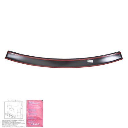 RP08.016 - Heckstoßstange Schutz passend für VW Caddy MK3 Facelift 2010-2015 Matt Schwarz