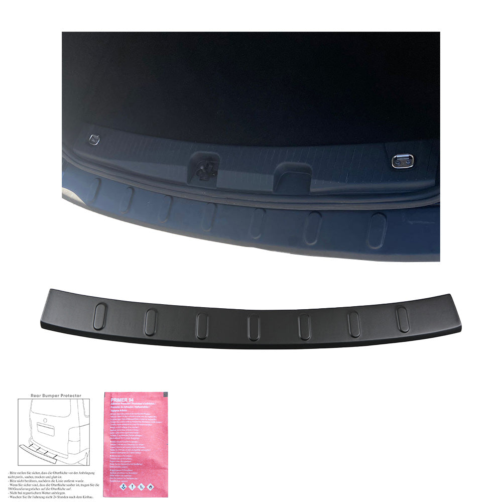 RP08.017 - Heckstoßstange Schutz passend für VW Caddy MK5 2021+ Matt Schwarz
