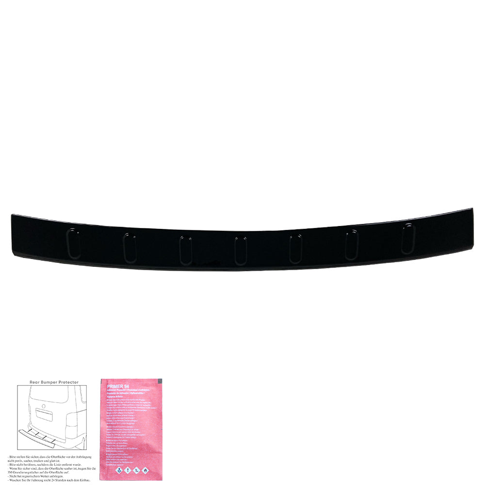 RP08.017-G - Heckstoßstange Schutz passend für VW Caddy MK5 2021+ Hochglanz Schwarz