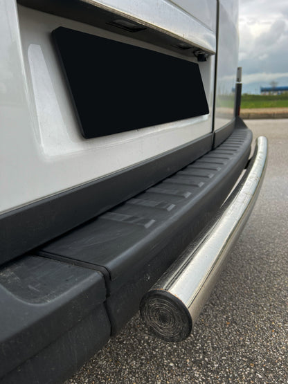 RP08.025 - Heckstoßstange Schutz passend für VW VOLKSWAGEN Crafter MK2 2017+ Matt Schwarz