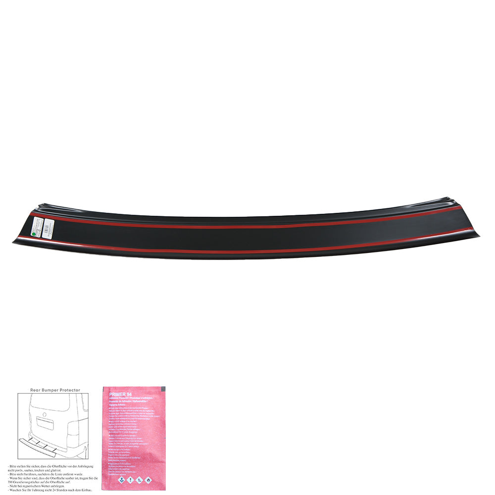RP08.009 - Heckstoßstange Schutz passend für VW Transporter T5.1 2010-2015 Matt Schwarz