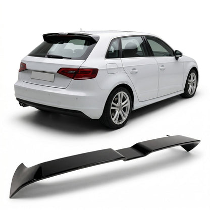 Dachspoiler Hochglanz Schwarz passend für Audi A3 8V Sportback 2012-2019