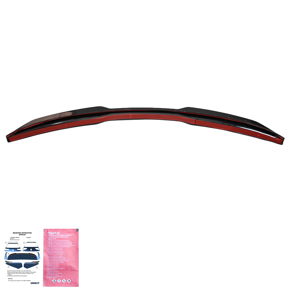 Dachspoiler passend für AUDI A3 A3 S-Line S3 RS3 Limousine 8V / 8V Facelift 2013-2020 Hochglanz Schwarz