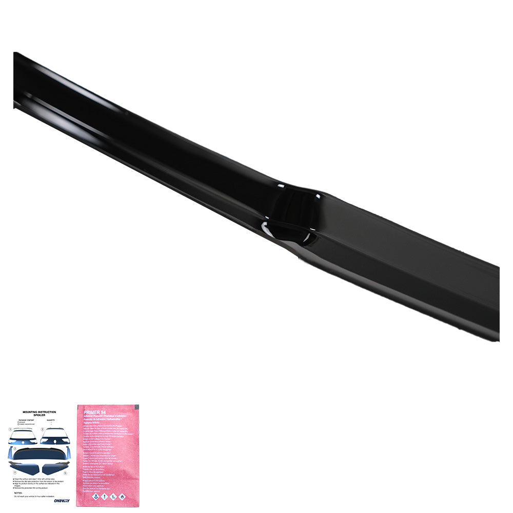 SP20.056 - Spoiler passend für Audi S3/RS3/A3 S-Line 8Y (Sportback) 2020-2024 Hochglanz Schwarz