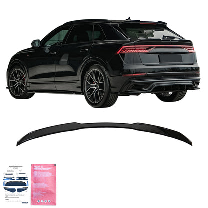 Spoiler passend für Audi RSQ8 / SQ8 / Q8 S-Line 2018+ Hochglanz Schwarz