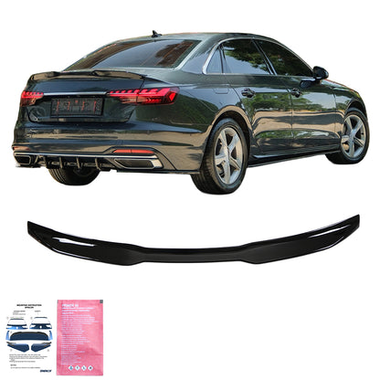 Spoiler passend für Audi S4 / A4 S-Line / A4 B9 2015-2024 Hochglanz Schwarz