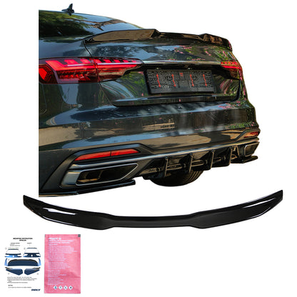 Spoiler passend für Audi S4 / A4 S-Line / A4 B9 2015-2024 Hochglanz Schwarz