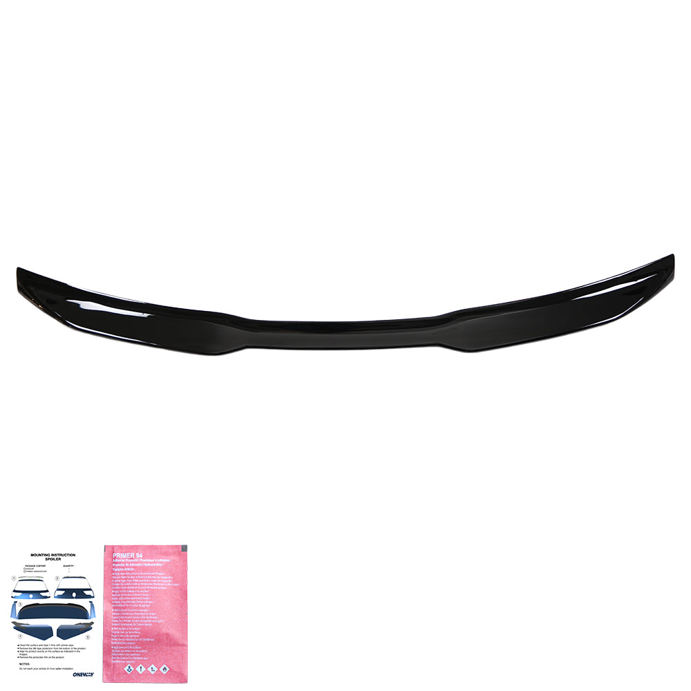 Spoiler passend für Audi S4 / A4 S-Line / A4 B9 2015-2024 Hochglanz Schwarz