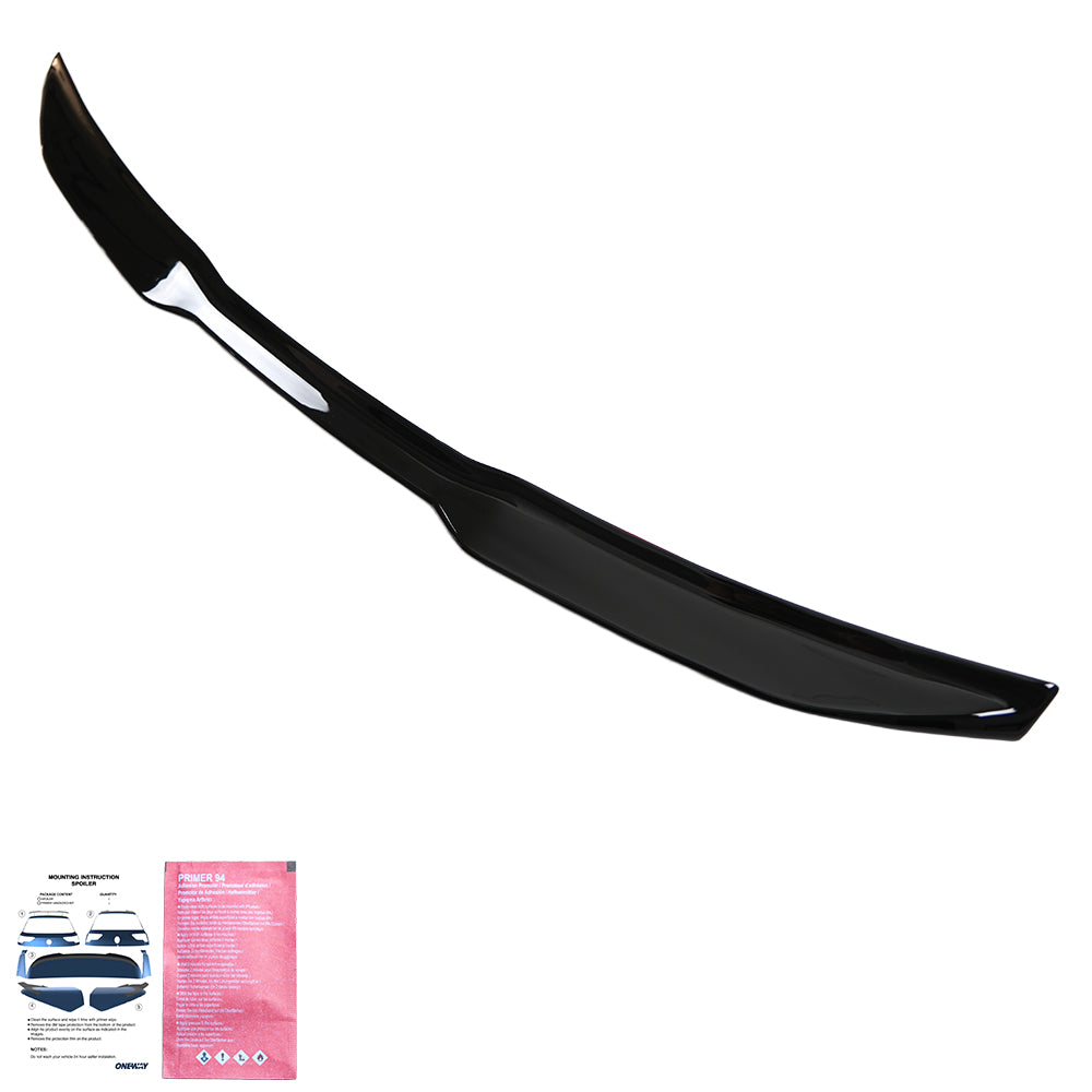 Spoiler passend für Audi S4 / A4 S-Line / A4 B9 2015-2024 Hochglanz Schwarz