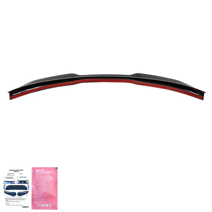 Spoiler passend für Audi S4 / A4 S-Line / A4 B9 2015-2024 Hochglanz Schwarz