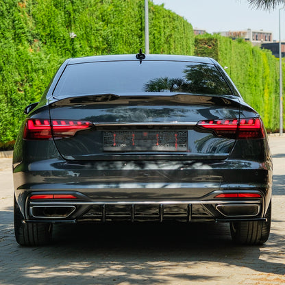 Spoiler passend für Audi S4 / A4 S-Line / A4 B9 2015-2024 Hochglanz Schwarz