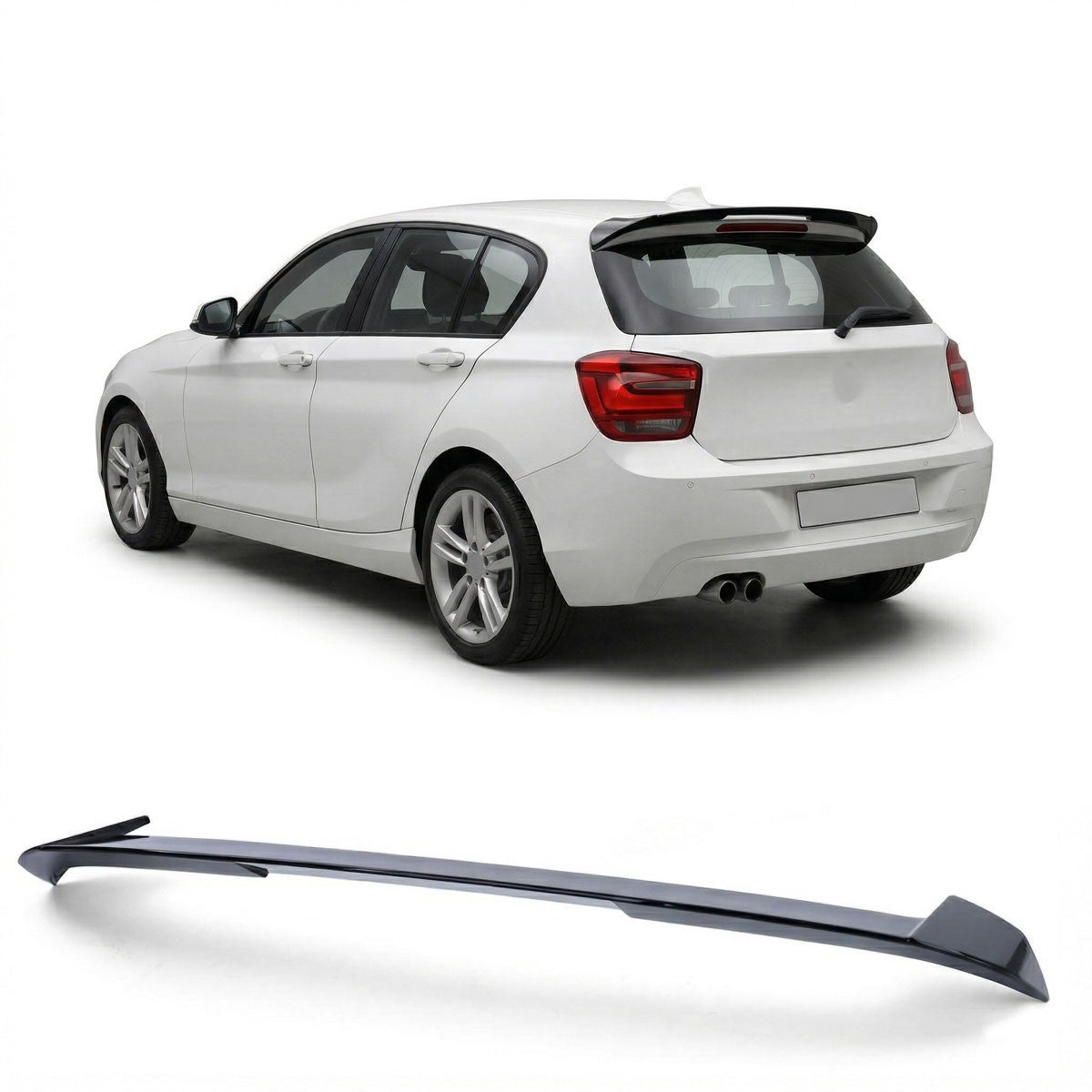 Dachspoiler Gloss Schwarz passend für BMW 1er F20 F21 2011-2019