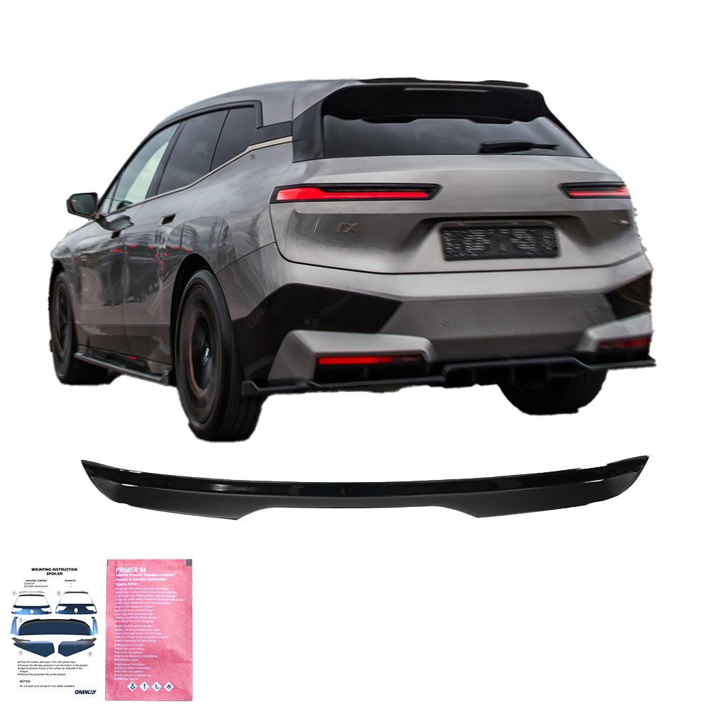 Dachspoiler Hochglanz Schwarz passend für BMW iX M-Pack i20 2019+