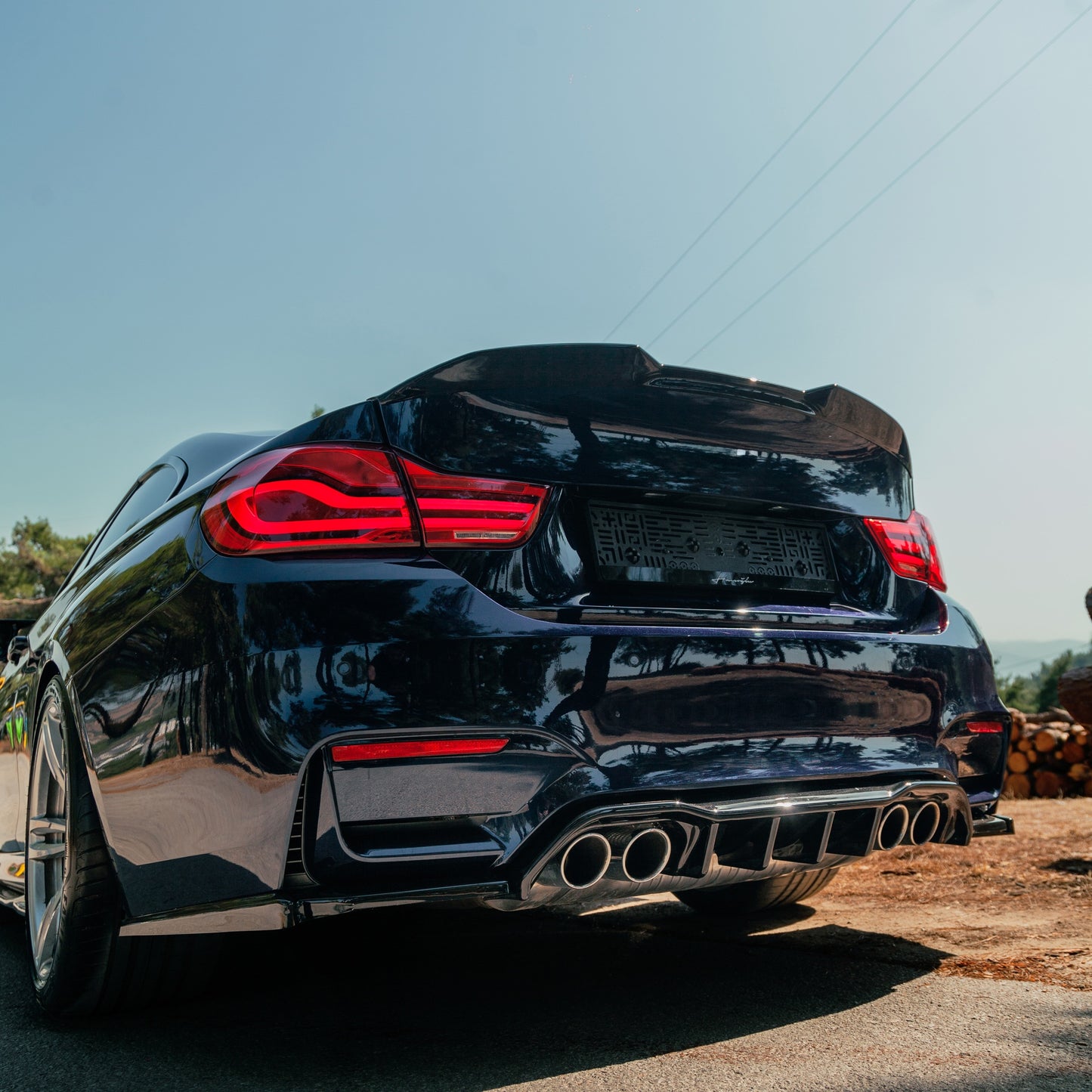 SP20.045 - Dachspoiler passend für BMW M4 F82 2014-2021 Hochglanz Schwarz