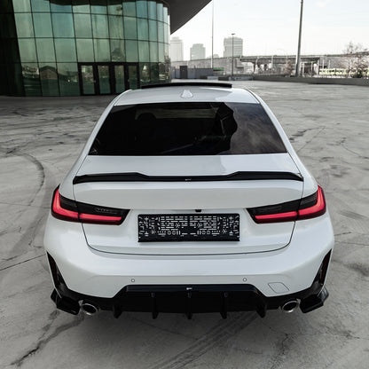 Dachspoiler passend für BMW 3er M-Pack/M340i G20 Limousine 2018+ / BMW M3 G80 Limousine 2022+ v2 Hochglanz Schwarz