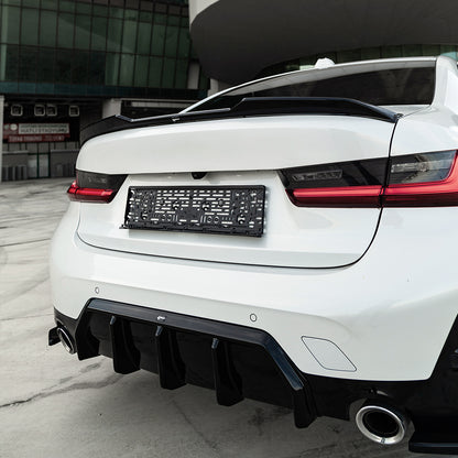Dachspoiler passend für BMW 3er M-Pack/M340i G20 Limousine 2018+ / BMW M3 G80 Limousine 2022+ v2 Hochglanz Schwarz