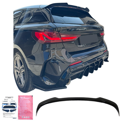 Dach-/Heckspoiler passend für BMW 1er F40 Standard 2019-2024 Hochglanz Schwarz