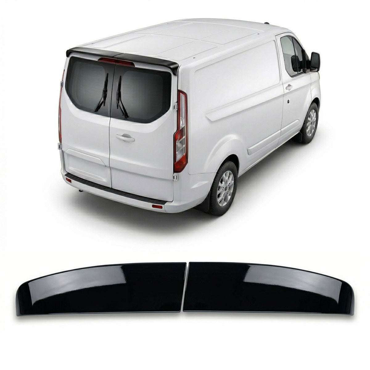 Dachspoiler Flügel Hochglanz Schwarz passend für Ford Transit Custom 2012-2023